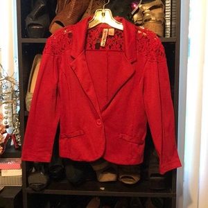 Red blazer